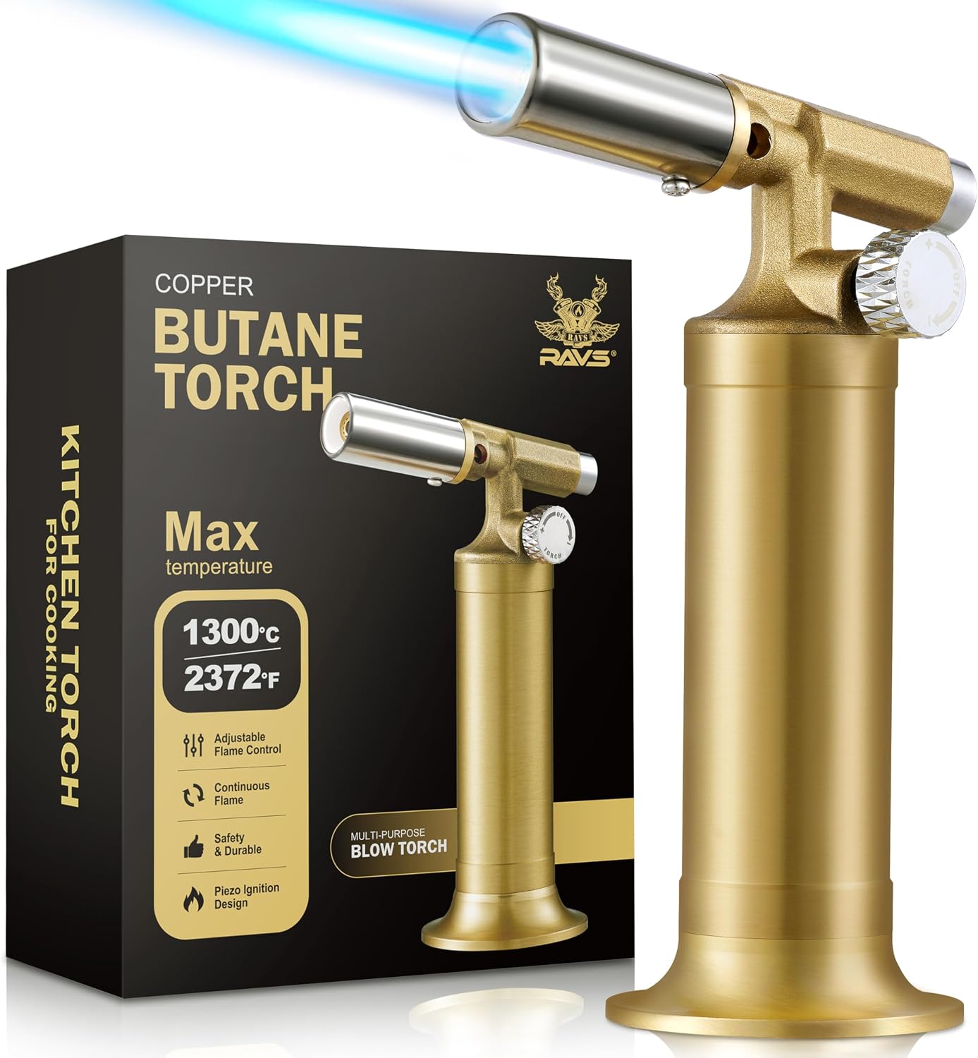 RAVS Copper Butane Torch Lighter