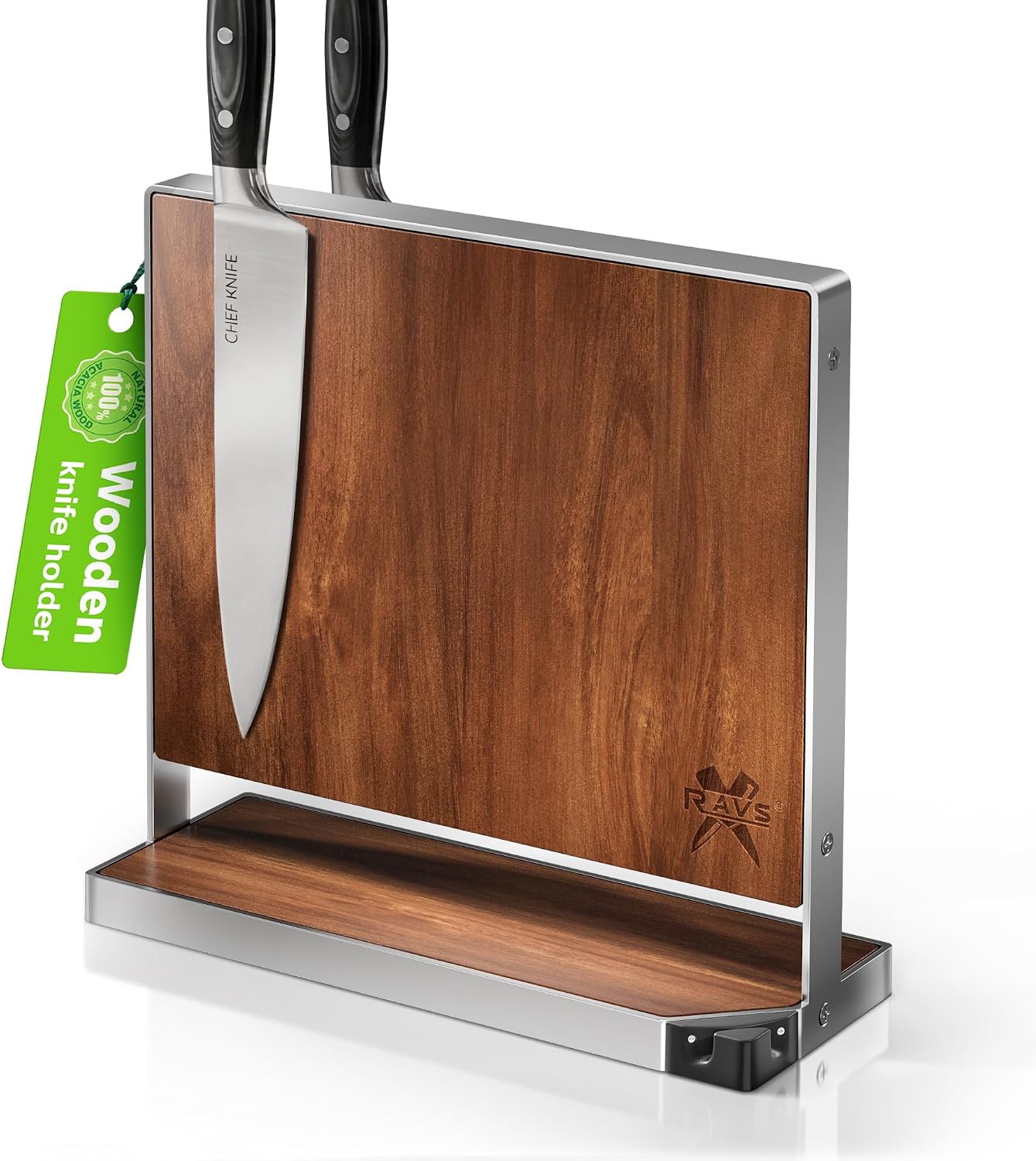 RAVS Magnetic Knife Holder for Countertop